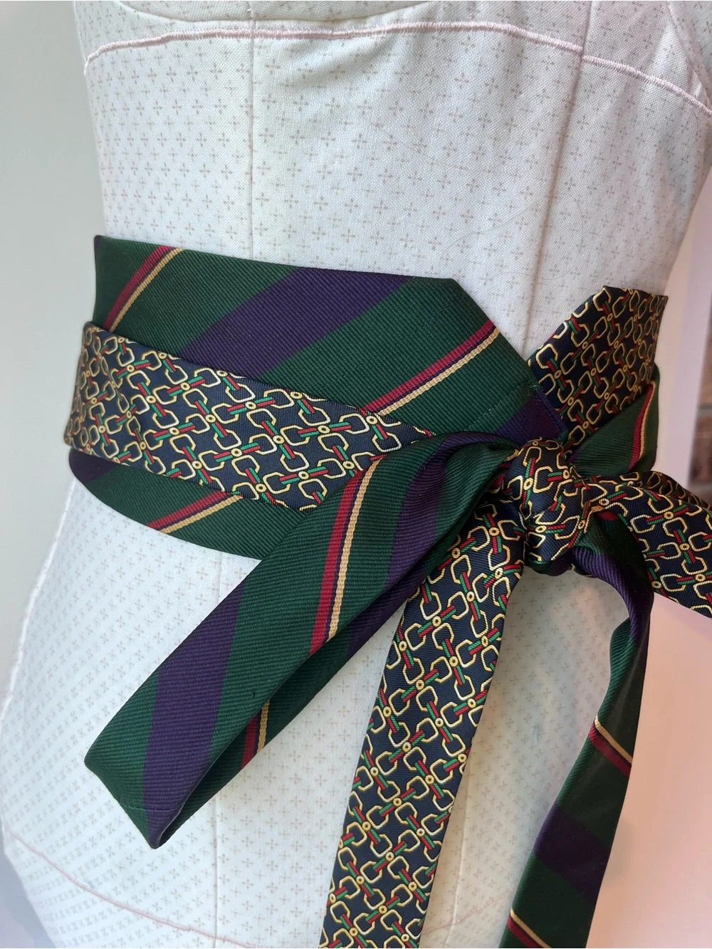 Upcycled Obi Belt Men’s Silk Tie